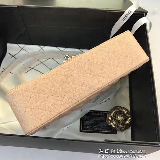 香奈兒CHANEL 升級版A1112全新經典小羊皮金銀鏈條單肩斜挎包 DSC1742